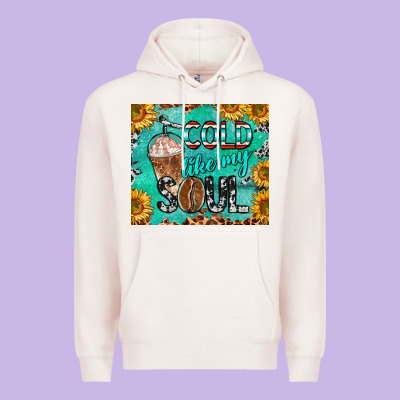Cold Like My Soul Premium Hoodie Designed By Barkaloodesign