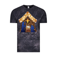 Cloud Black True Story Black Vintage Tee - CowhideDigitalArt