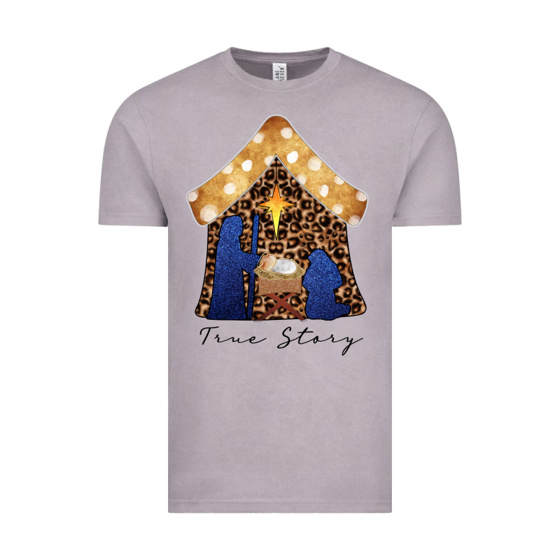 True Story Black Vintage Tee by CowhideDigitalArt | Teevron