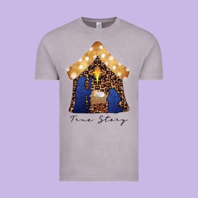 True Story Black Vintage Tee Designed By Cowhidedigitalart