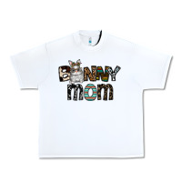 White bunny mom Urban Heavy Tee - CowhideDigitalArt