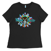 Black happy easter sunflower Ladies Tee - CowhideDigitalArt