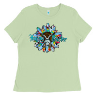 Matcha happy easter sunflower Ladies Tee - CowhideDigitalArt