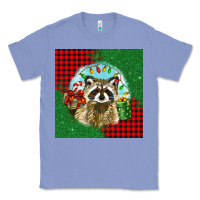 Colony Blue christmas raccoon Classic Tee - BarkalooDesign