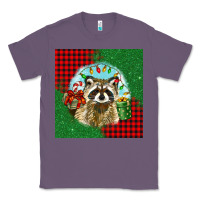 Lavender christmas raccoon Classic Tee - BarkalooDesign