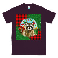 Plum christmas raccoon Classic Tee - BarkalooDesign