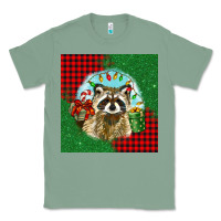 Sage christmas raccoon Classic Tee - BarkalooDesign