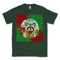 Sports Green christmas raccoon Classic Tee - BarkalooDesign