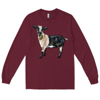 Burgundy Tennessee Fainting Goat Long Sleeve Tee - LillyAllenDesigns