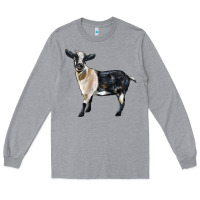 Heather Grey Tennessee Fainting Goat Long Sleeve Tee - LillyAllenDesigns