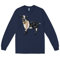 Navy Tennessee Fainting Goat Long Sleeve Tee - LillyAllenDesigns