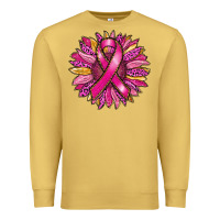 Antique Gold breast cancer sunflower Premium Sweatshirt - RanaPortraitStore