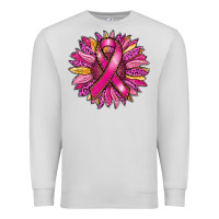 Dove Grey breast cancer sunflower Premium Sweatshirt - RanaPortraitStore