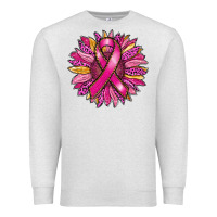 Oatmeal Heather breast cancer sunflower Premium Sweatshirt - RanaPortraitStore