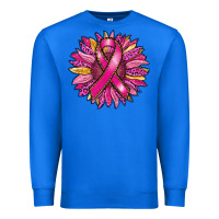 True Royal breast cancer sunflower Premium Sweatshirt - RanaPortraitStore