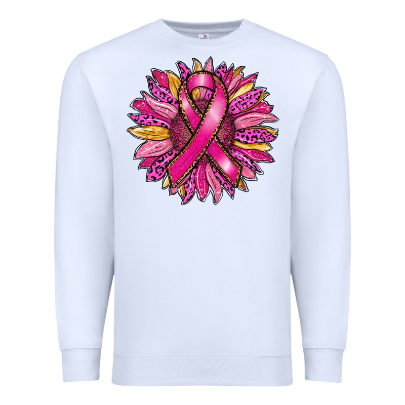 Breast Cancer Sunflower Premium Sweatshirt by RanaPortraitStore | Teevron
