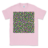 Bubblegum Pink mardi gras leopard  seamless pattern Classic Tee - FaDigitalArtStudio