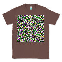 Chestnut mardi gras leopard  seamless pattern Classic Tee - FaDigitalArtStudio