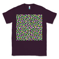 Plum mardi gras leopard  seamless pattern Classic Tee - FaDigitalArtStudio