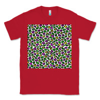 Red mardi gras leopard  seamless pattern Classic Tee - FaDigitalArtStudio