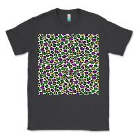 Smoke mardi gras leopard  seamless pattern Classic Tee - FaDigitalArtStudio