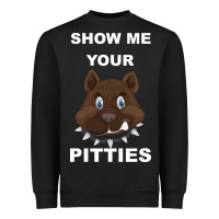 Black Show Me Your pitties Heavyweight Sweatshirt - Bettercallsaul