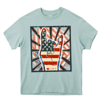 Arona Freedom rock hand Heavy Core Tee - FaDigitalArtStudio