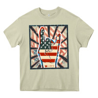 Mossy Freedom rock hand Heavy Core Tee - FaDigitalArtStudio