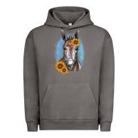 Pigment Tornado Sunflower Donkey Urban Hoodie - RanaPortraitStore