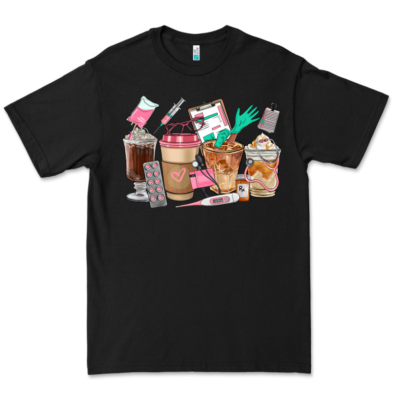 Nurse Coffee Cups Premium Tee by FaDigitalArtStudio | Teevron