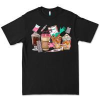 Black Nurse Coffee Cups Premium Tee - FaDigitalArtStudio