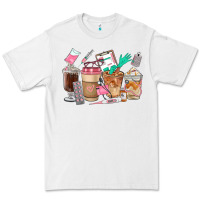 White Nurse Coffee Cups Premium Tee - FaDigitalArtStudio