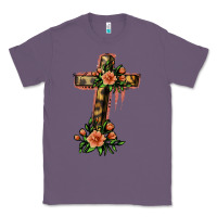 Lavender Flower Cross Classic Tee - Jasminsmagicworld