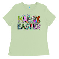 Matcha Happy Easter Ladies Tee - CowhideDigitalArt