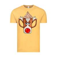 Vintage Mustard Coffee  Animal Vintage Tee - CowhideDigitalArt