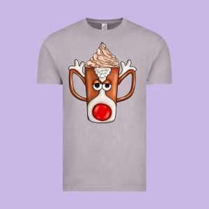 Coffee  Animal Vintage Tee Designed By Cowhidedigitalart