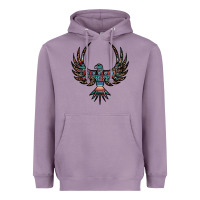 Lavender aztec leopard thunderbird Heavyweight Hoodie - RanaPortraitStore