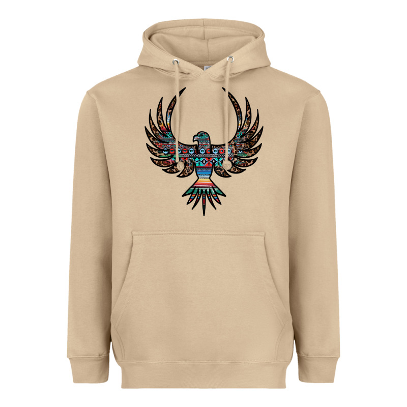 Aztec Leopard Thunderbird Heavyweight Hoodie by RanaPortraitStore | Teevron