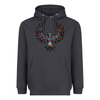 Smoke aztec leopard thunderbird Heavyweight Hoodie - RanaPortraitStore