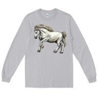 Moon Dust percheron horse Long Sleeve Tee - LillyAllenDesigns