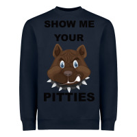 Navy Show Me Your Pitties Heavyweight Sweatshirt - Bettercallsaul