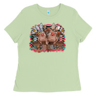 Matcha Happy Easter Ladies Tee - CowhideDigitalArt