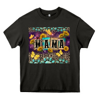 Asphalt Mama with sunflowers Heavy Core Tee - FaDigitalArtStudio