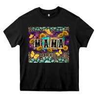 Black Mama with sunflowers Heavy Core Tee - FaDigitalArtStudio