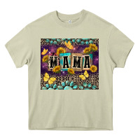 Mossy Mama with sunflowers Heavy Core Tee - FaDigitalArtStudio