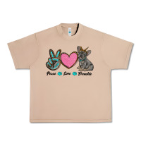 Burro peace love frenchie Urban Heavy Tee - RanaPortraitStore