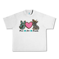 Lunar Rock peace love frenchie Urban Heavy Tee - RanaPortraitStore
