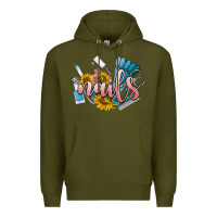 Army Green nails Premium Hoodie - BarkalooDesign