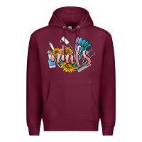 Burgundy nails Premium Hoodie - BarkalooDesign