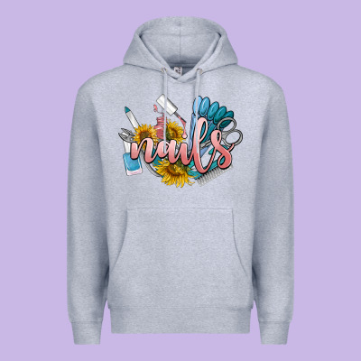 Nails Premium Hoodie Designed By Barkaloodesign